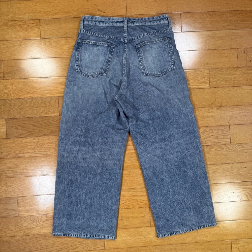 Rag & Bone Womens Miramar Wide-Leg Sweatpant Jeans Pant Blue Light Wash 28 - Picture 13 of 13